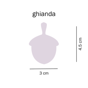 dimensioni trottola Ghianda del Tarlo
